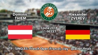 05-06-18 - D.Thiem - A.Zverev (prediction, tip, pick) Д.Тим - А.Зверев