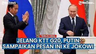 Putin Telepon Jokowi, Bilang Belum Pasti Hadir di KTT G20 Bali