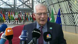 Belgium: 'We have a very tough package prepared' - Borrell on possible Russia sanctions