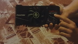 AMD Radeon HD 6790 Прогрев Утюгом !