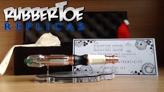 Doctor Who 11th & 12th full metal Sonic Screwdriver Replica Review: (Rubbertoe Replicas)