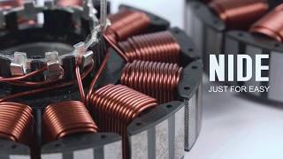 Needle winding machine : automatic Blower motor BLDC rotor manufacturing
