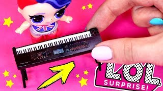 LOL SURPRISE КТО в ГРУППЕ? СИНТЕЗАТОР для КУКОЛ ЛОЛ СЮРПРИЗ Своими руками Диайвай  Анна Оськина