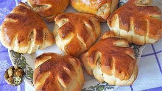 Нежные ОРЕХОВЫЕ БУЛОЧКИ ЛИСТИКИ/Buns like leaves
