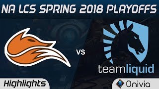 FOX vs TL Highlights Game 1 NA LCS Spring Playoffs 2018 Echo Fox vs Team Liquid by Onivia