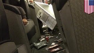 Terrifying video of hour of horror as turbulence rocks American Airlines flight from Seoul to Dallas