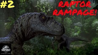 RAPTORS ESCAPE AND KILL GUESTS - Jurassic World Evolution Walkthrough #2