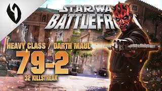 Star Wars Battlefront 2: 79-2 w/Heavy Class & Darth Maul on Naboo (Gameplay)