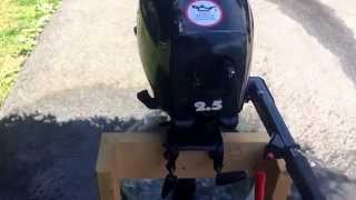 Seanovo 2.5 H.P. Outboard Motor  first startup