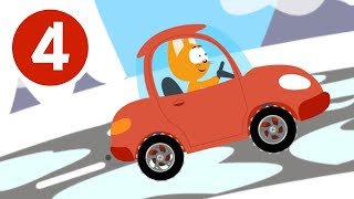 Котенок и волшебный гараж - 04 - ЛЕДЯНАЯ ГОРА - Мультфильм для детей малышей про машины