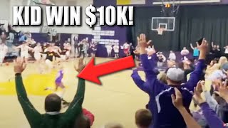 Kid Becomes Legend With Half-Court Shot