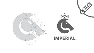 Геометрическое построение логотипа с помощью кругов. Logo creation of circles.