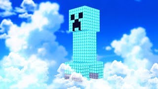 ÜBERLEBEN AUF 1 DIAMANT CREEPER IN MINECRAFT!