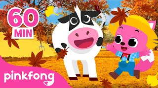 Estamos en Otoño | Señora Vaca y más | Animales de la Granja de Pinkfong | Canciones Infantiles