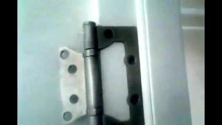 Петли бабочка, как их крепить!