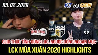[LCK 2020] KT vs GEN Game 2,3 Highlights | Thức tỉnh đúng lúc, Clid cùng Bdd ngược dòng ngoạn mục