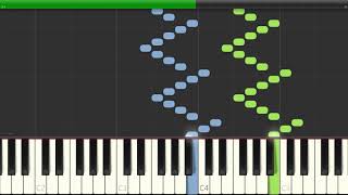 [Piano Tutorial | Synthesia] Exercises Hanon / Упражнение Ганона №  1