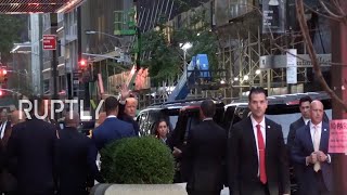 USA: Trump questioned in NYC lawsuit over protesters' 2015 crackdown