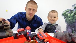 Вспыш и Халк! Мультик с Чудо машинками и Супергероями.