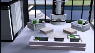Sims 3 -modern house