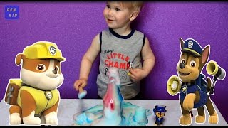 Щенячий патруль ЦВЕТНАЯ ЗУБНАЯ ПАСТА ДЛЯ СЛОНА Новые Серии  PAW Patrol make Elephant Toothpaste