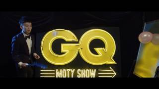 董子健说他很会打羽毛球 | Dong Zijian Claims Himself a Badminton Pro | MOTY SHOW 2016 | GQ China