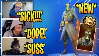 STREAMERS REACT TO *NEW* SKY STALKER SKIN + PROPELLER AXE! *EPIC* Fortnite SAVAGE & FUNNY Moments