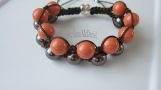 Double Shamballa Bracelet . Двойной Браслет Шамбала