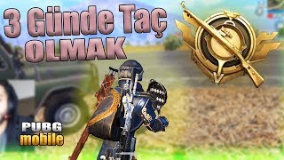 SEZON BİTİMİNE 3 GÜN KALA NASIL TAÇ OLDUM? Pubg Mobile
