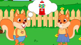 Famille d'Écureuil - Rechercher Machine à Gommes Animé 2022 en Français