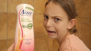 PRETEEN FIRST SHAVE | NAIR HAIR REMOVER LOTION REVIEW