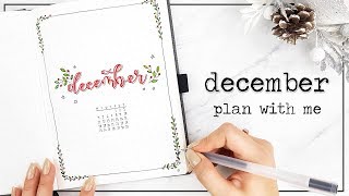 PLAN WITH ME // December 2017 Bullet Journal Setup