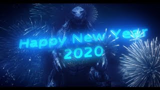 Happy New Year 2020 with Godzilla Earth !