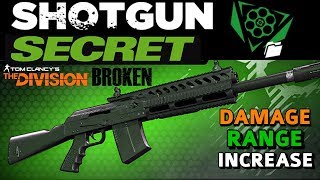 The Division 1.8 SHOTGUN SECRET | DAMAGE RANGE | BROKEN