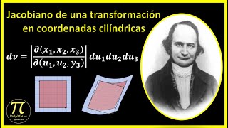 Jacobiano de una transformación en coordenadas curvilíneas.