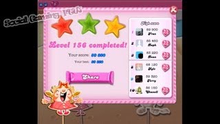 SocialGamingFTW - Candy Crush Saga - Episode 12 - Level 156 - 3 Star! - NO Boosters!