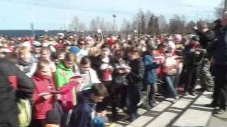 В Петрозаводске тысяча человек исполнили песню "День Победы"