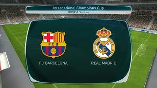 Real Madrid Vs Barcelona (ICC CUP) in PES 2017 Mobile