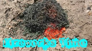 Вулкан - разложение дихромата аммония