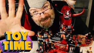 Toy Time Assembles Lego Nexo Knight's Volcano Lair