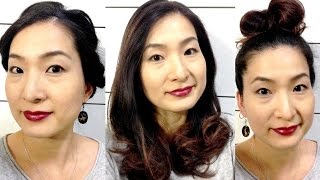 How To: ミディアムヘアアレンジ　カール、アップetc Medium Hair arrange