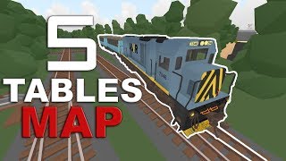 5 MAPS 5 TABLES  -  Rolling Line VR Toy Train Simulator  -  Map