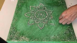Anahata Mandala time lapse / Мандала сердечной чакры