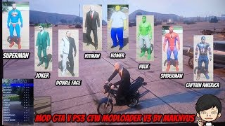 MOD GTA V 5 PS3 MODLOADER  by MAKNYUS V3 CFW