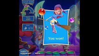 Bubble Witch 2 -- Level 1840 -- NO BOOSTERS