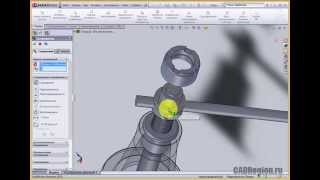 Сборка и анимация домкрата в SolidWorks