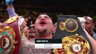 UPSET! Andy Ruiz Jr stops Anthony Joshua