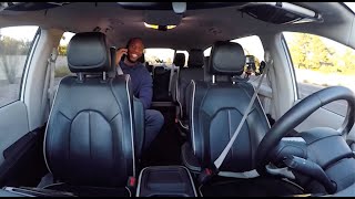Arizona football legend Larry Fitzgerald rides with the Waymo Driver