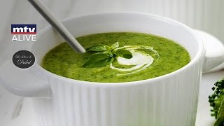 How to prepare the Broccoli soup & olive cookies and the Spinach & salmon Verrines