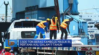 3.500 Ton Beras Kamboja Masuk RI, Pertama Kali Dalam 11 Tahun